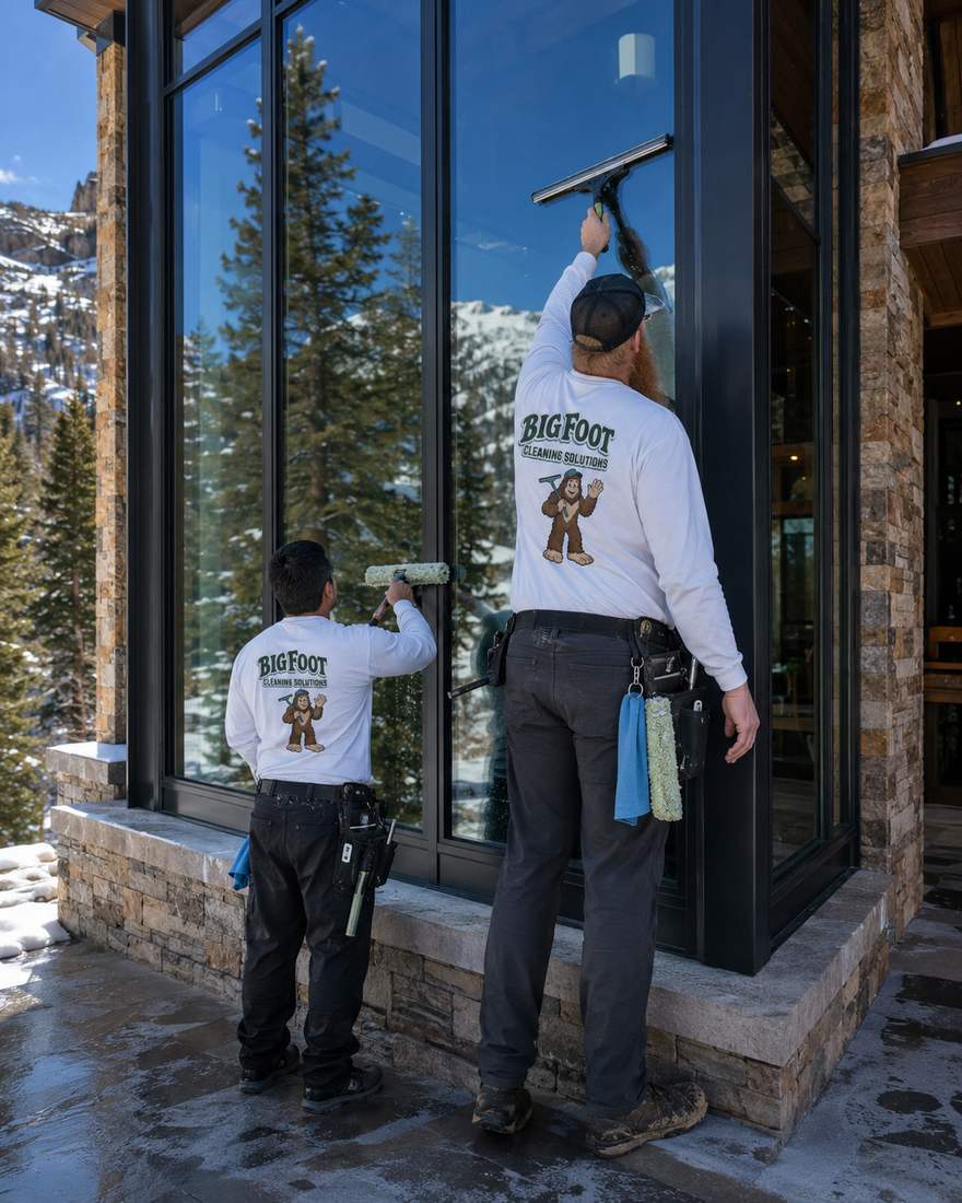 Big Foot Cleaning Solutions at work on a Davis County home