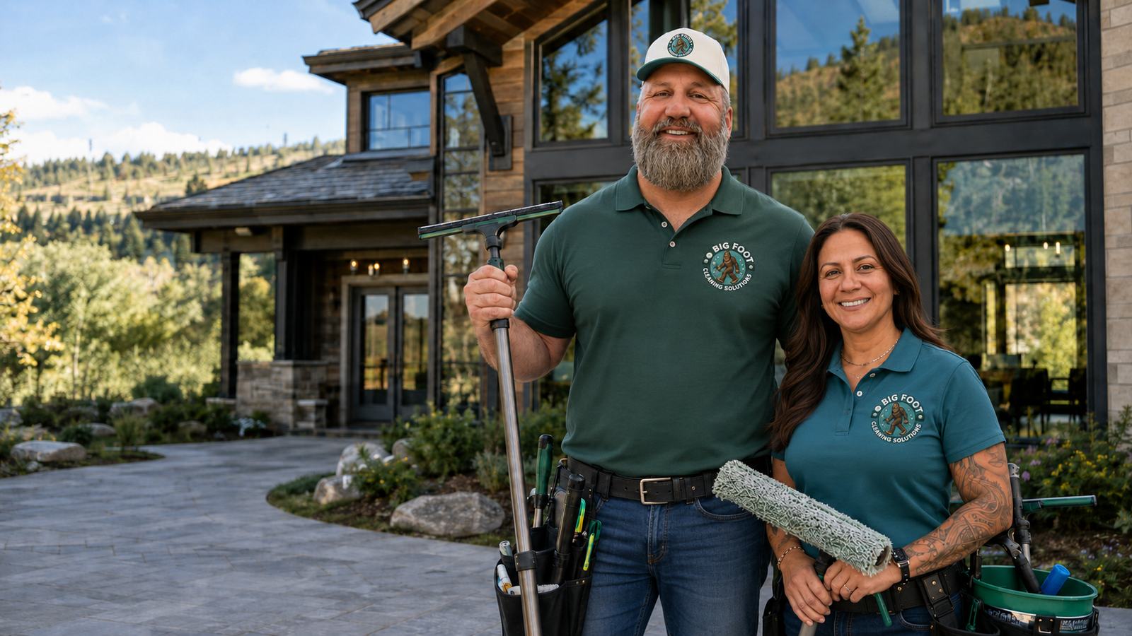 Joe and Celly of Bigfoot Cleaning Solutions